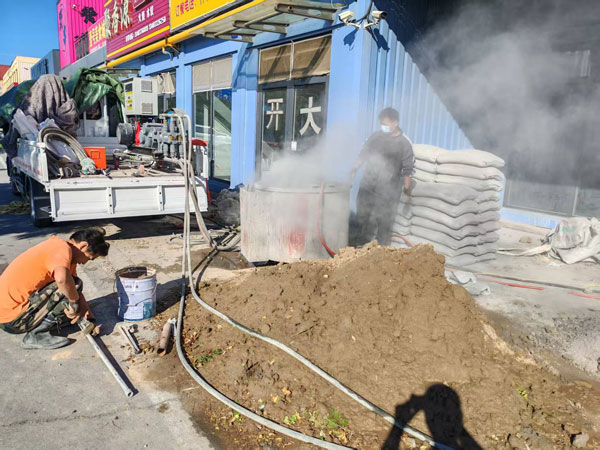 渝水顶管注浆加固
